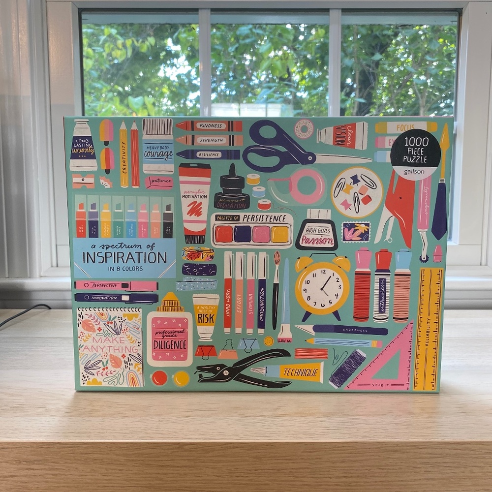 Galison 1,000-piece puzzle: Tools for Creative Success